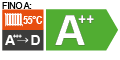 Up to class A++ 55° heat pump