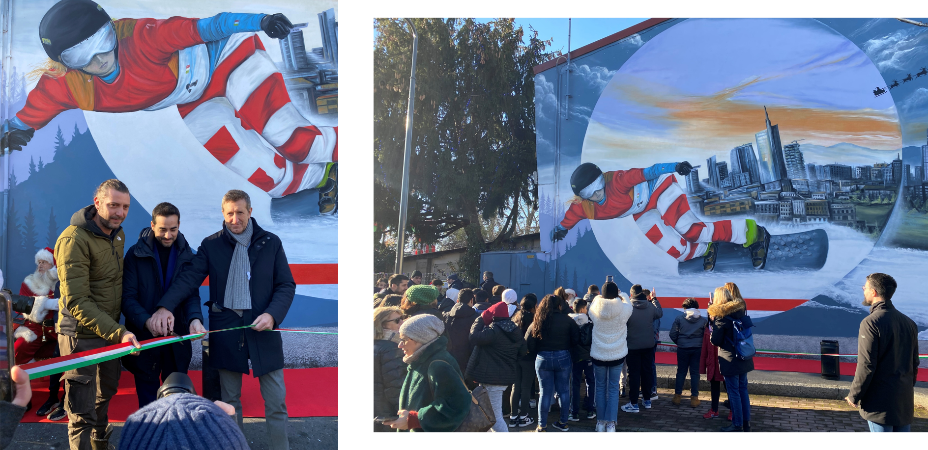 Inauguration mural